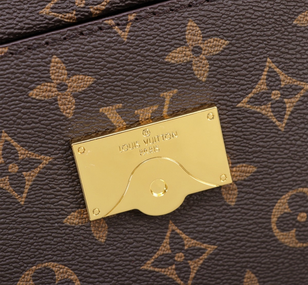 ルイヴィトンバッグ角部分ディテール